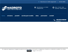 Tablet Screenshot of naomoto.it